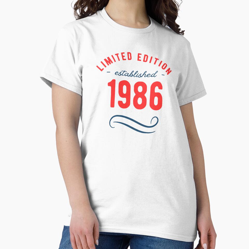 Limited edition 1986 by NicMacTees