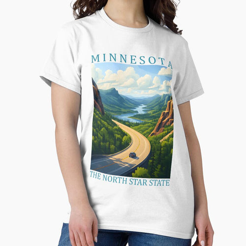 23 Minnesota Travel Poster by Lucy Goosy Art