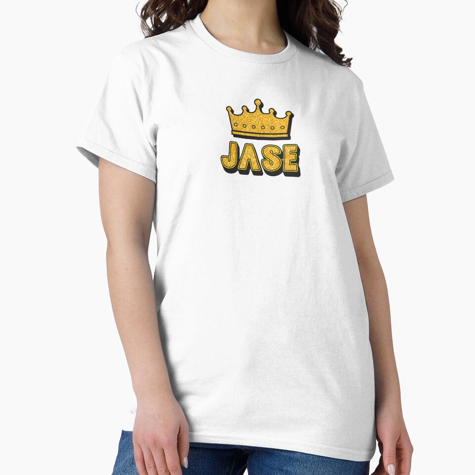 Jase Personalized Name With Crown - Cool & Funny Custom Gift for Men and Boys by Oussinc