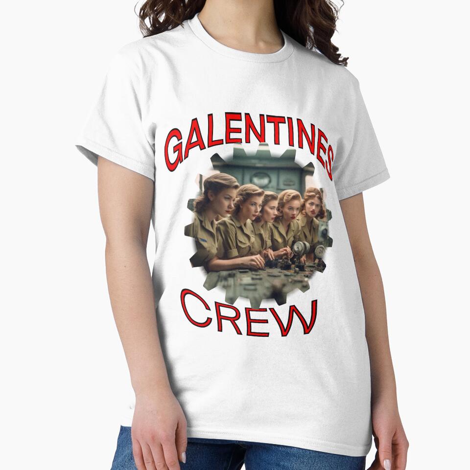 Some Retro WW2 Underwater US Navy American Girls Galentines crew on submarine on Galentines day and Galentines party, gift idea for Galentines day by sailorsam1805