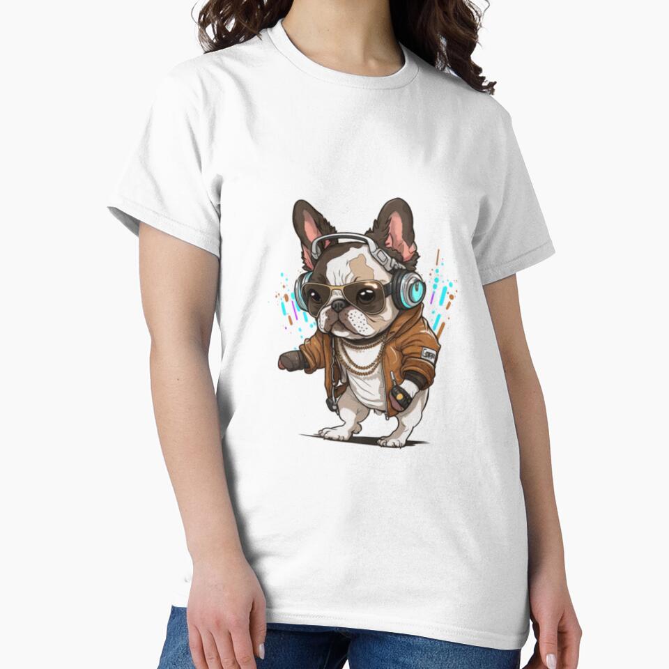Frenchie with a Concert Outfit French Bulldog by PetsEnough