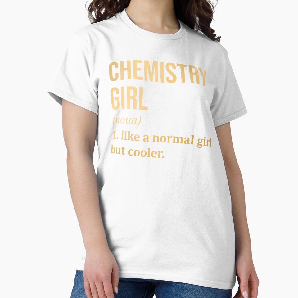 Chemistry Girl Definition in Gold by XCIV