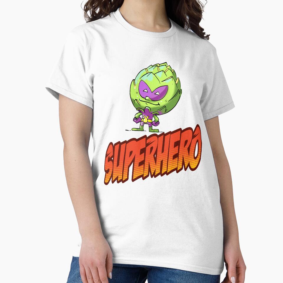 Superhero Artichoke Alien  Foodie Planet 9 Superhero by ProjectX23
