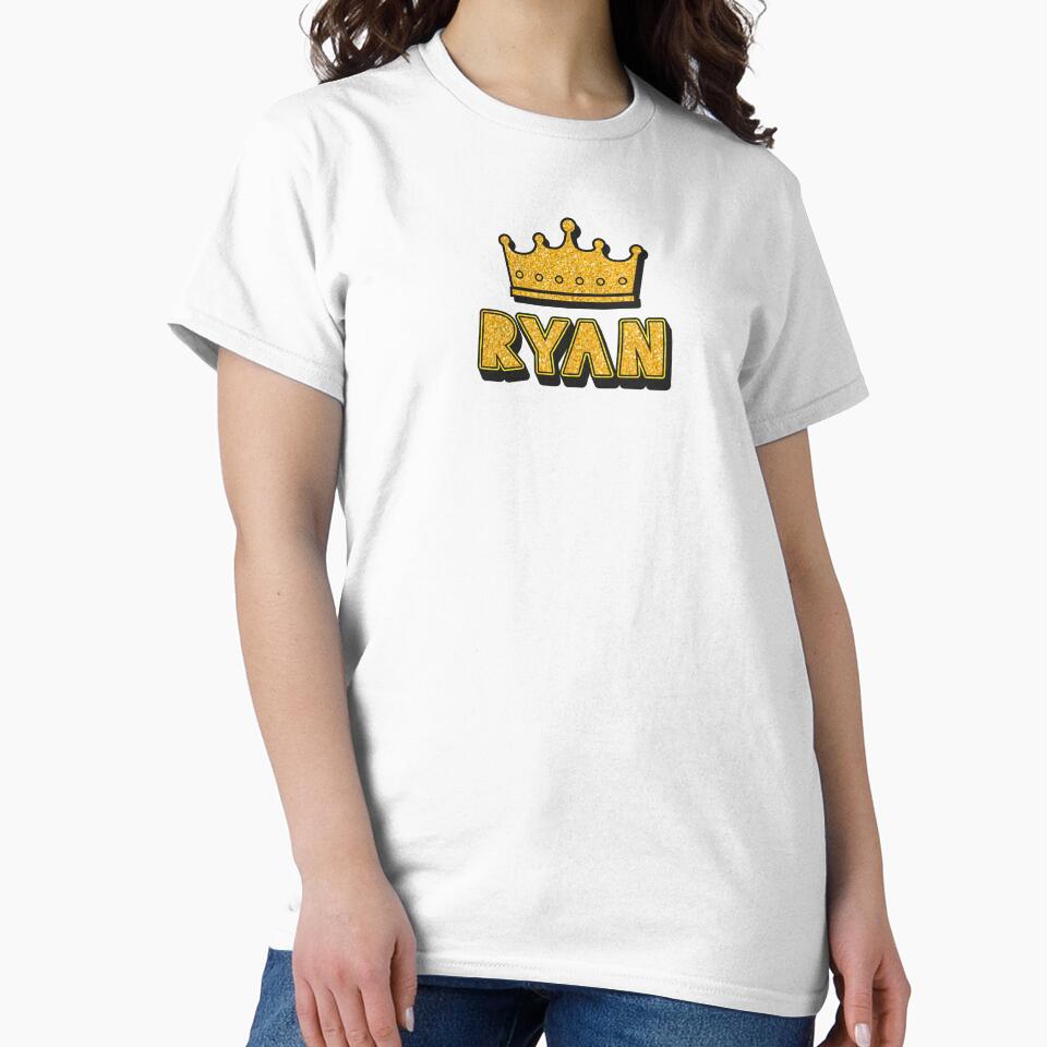 Ryan Personalized Name With Crown - Cool & Funny Custom Gift for Men and Boys by Oussinc
