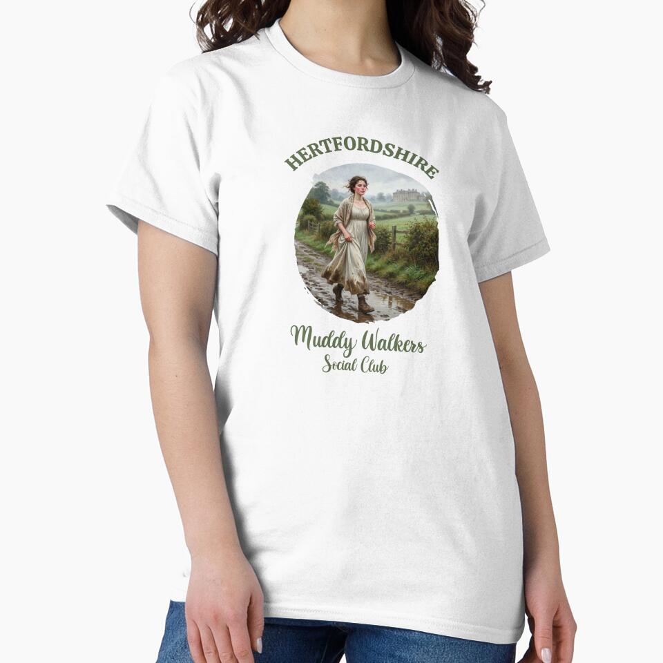 Muddy Walkers Club Aesthetic Vintage Emblem British Countryside by FIREDesignsPOD