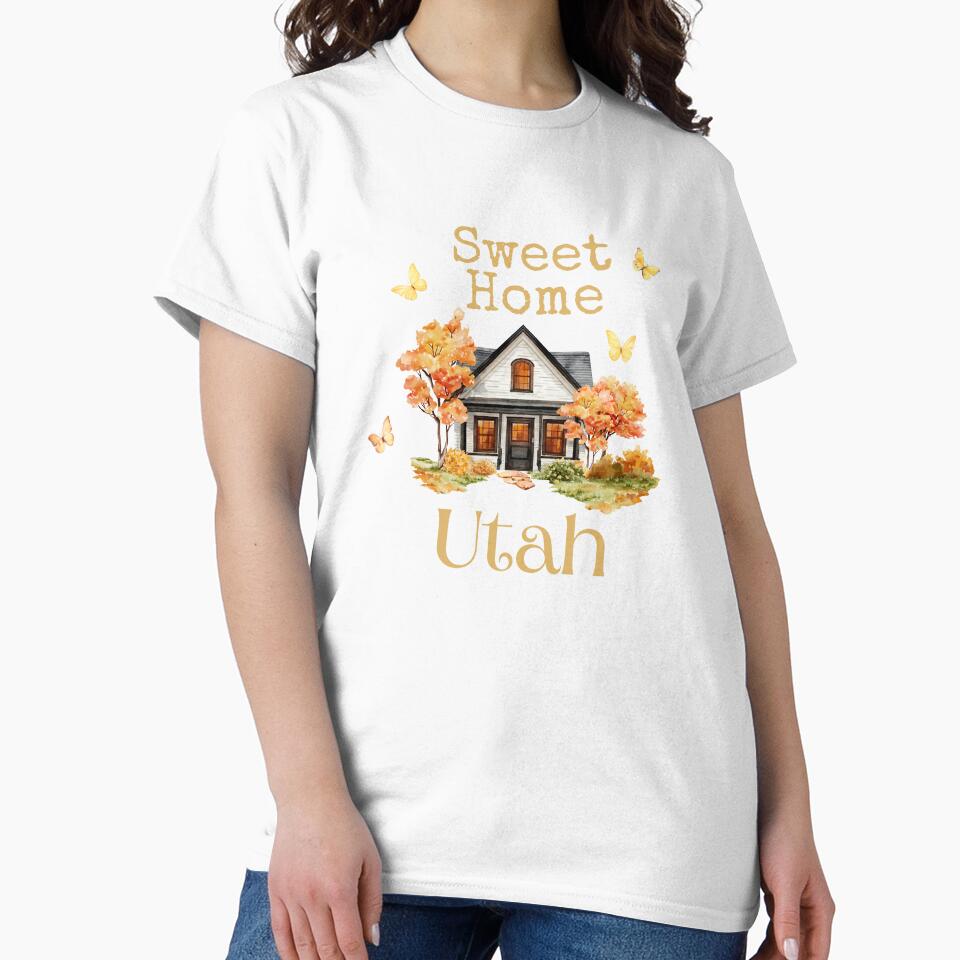 Sweet Home Utah - Vacation Hometown Vintage Souvenir by Mozaic Clothes