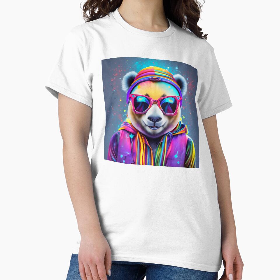 Pop art style panda by LuckyFamily