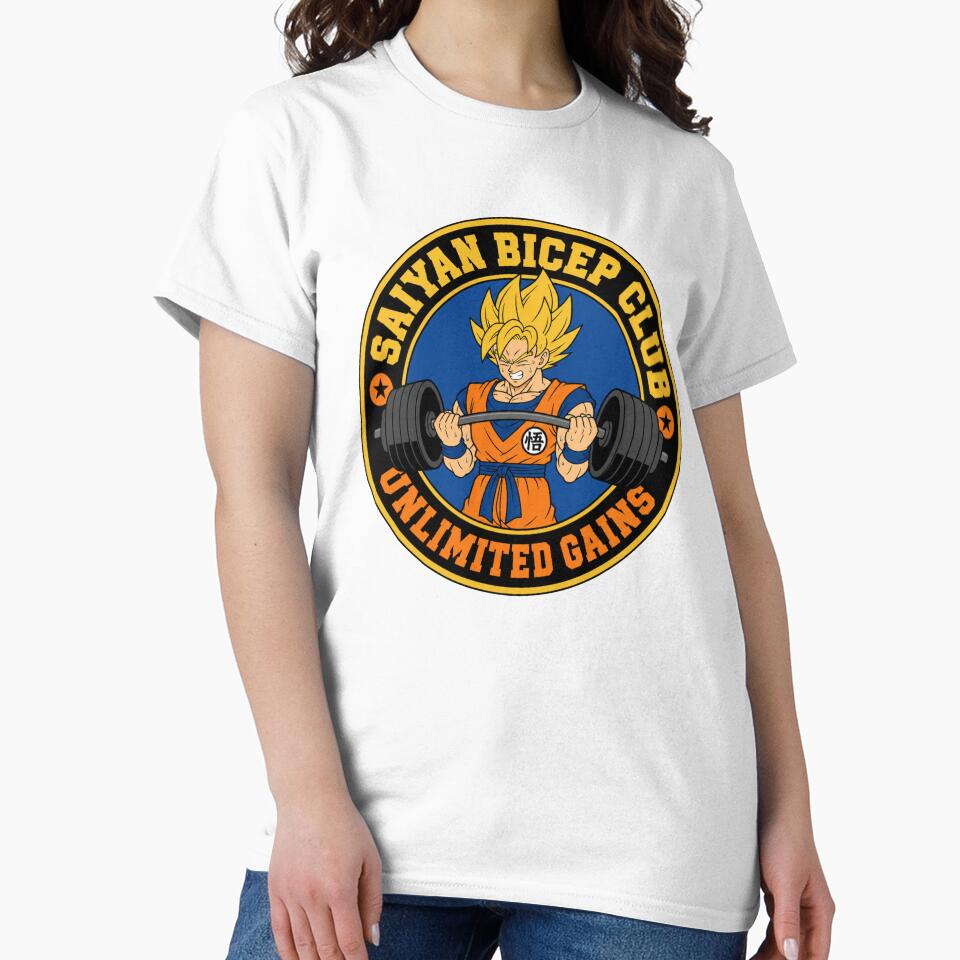 SAIYAN BICEP CLUB by brexastore Unisex , , , Long Sleeve Tee