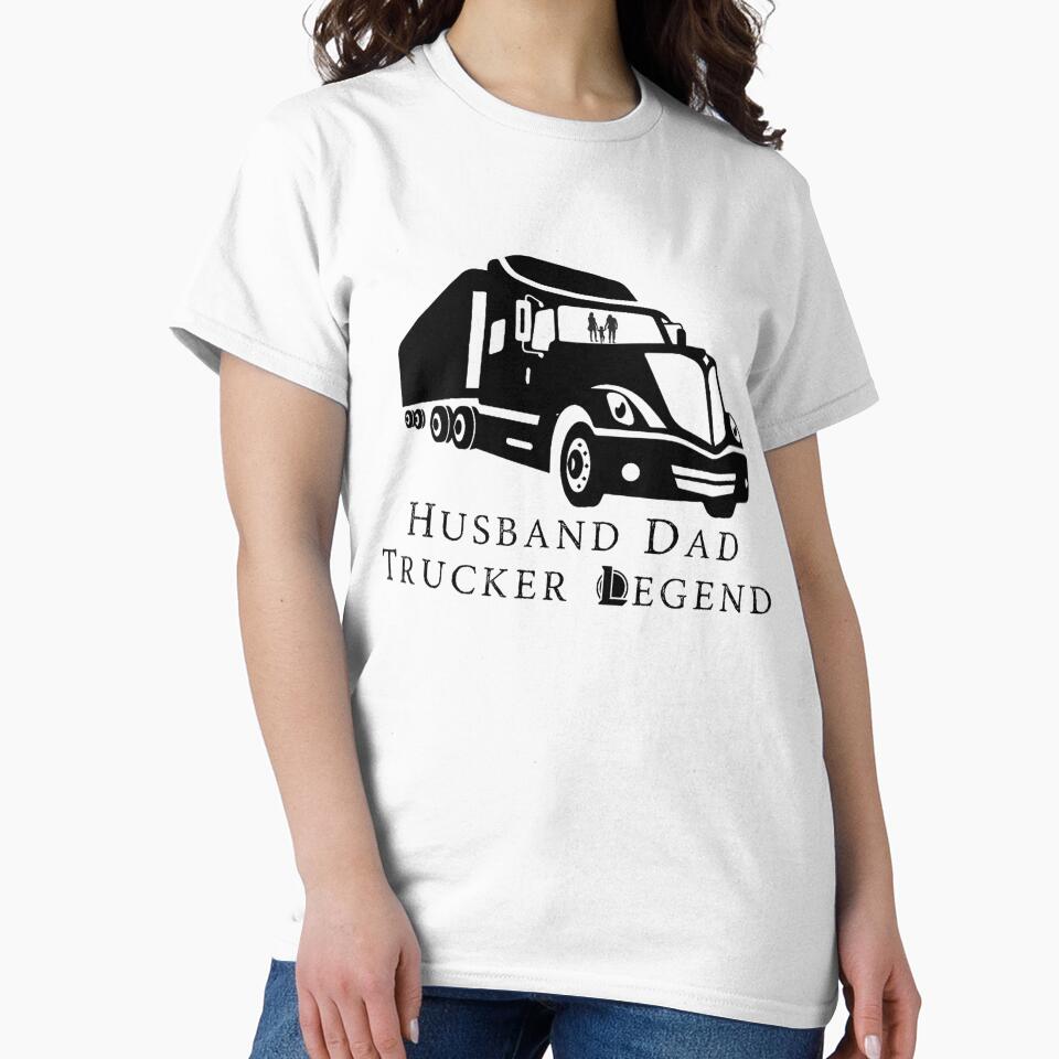 Husband dad trucker legend by Onapproach