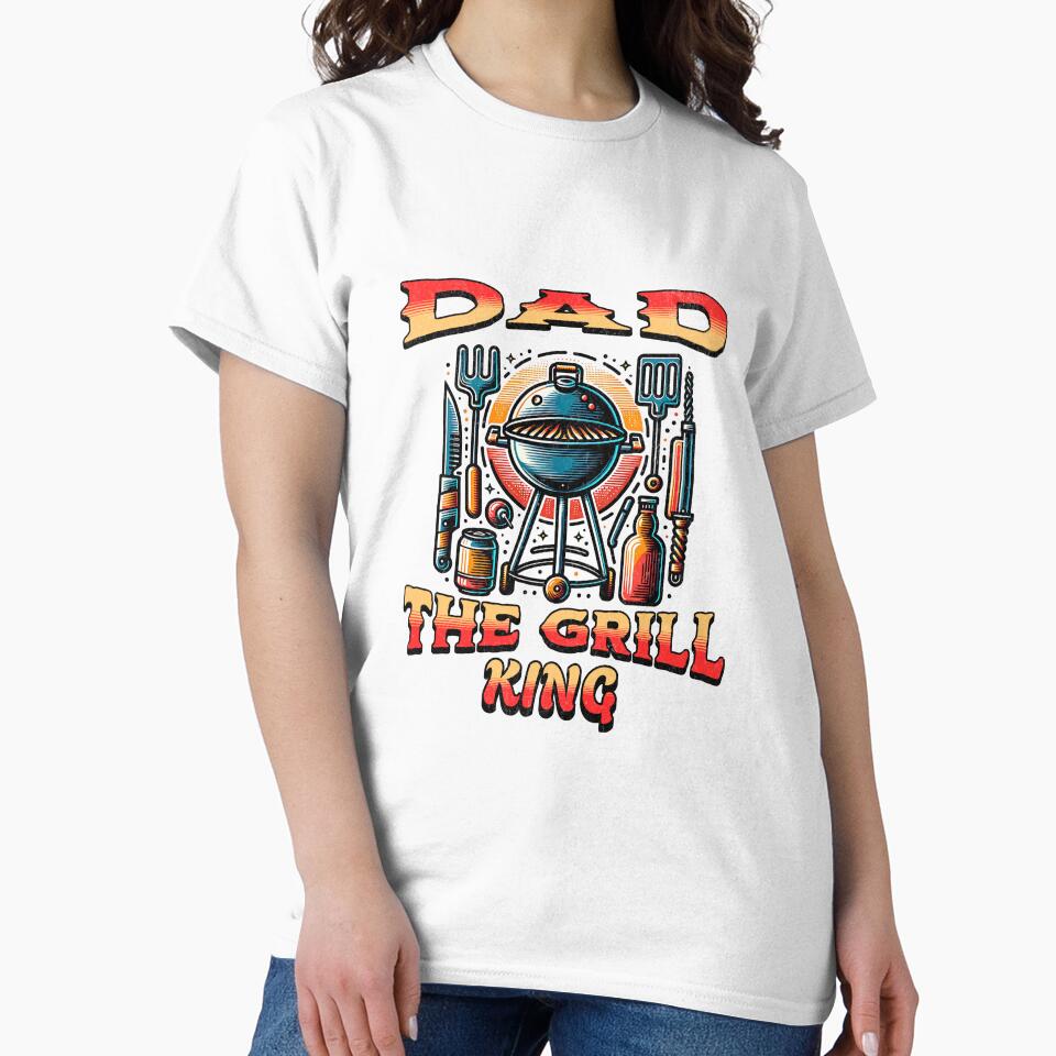 Dad The Grill King by mujjishop