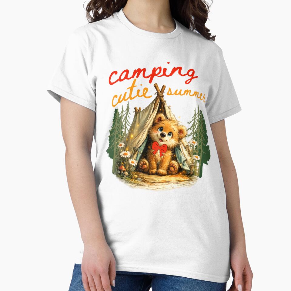 Camping Whimsical Cutie Summer Design by DivineHaven