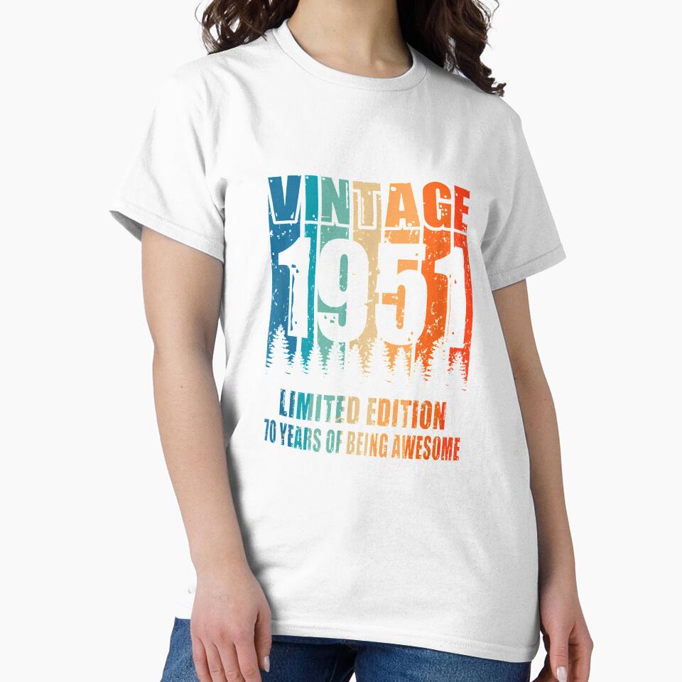 70th Limited Edition Vintage Made In 1951 70 Years Old by anniet33