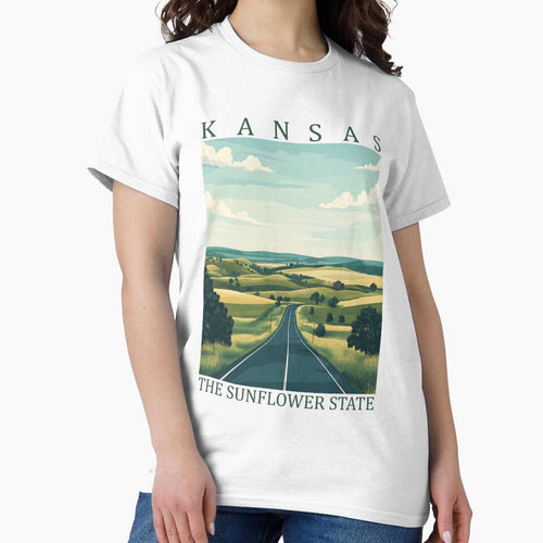 16 Kansas Travel Poster by Lucy Goosy Art