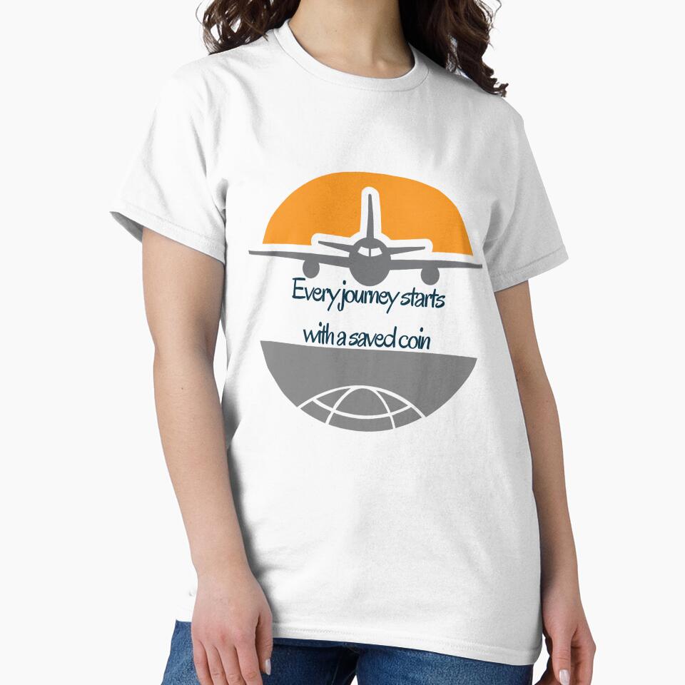 Every Journey Starts With A Saved Coin by Zoaluxe Unisex , , , Long Sleeve Tee