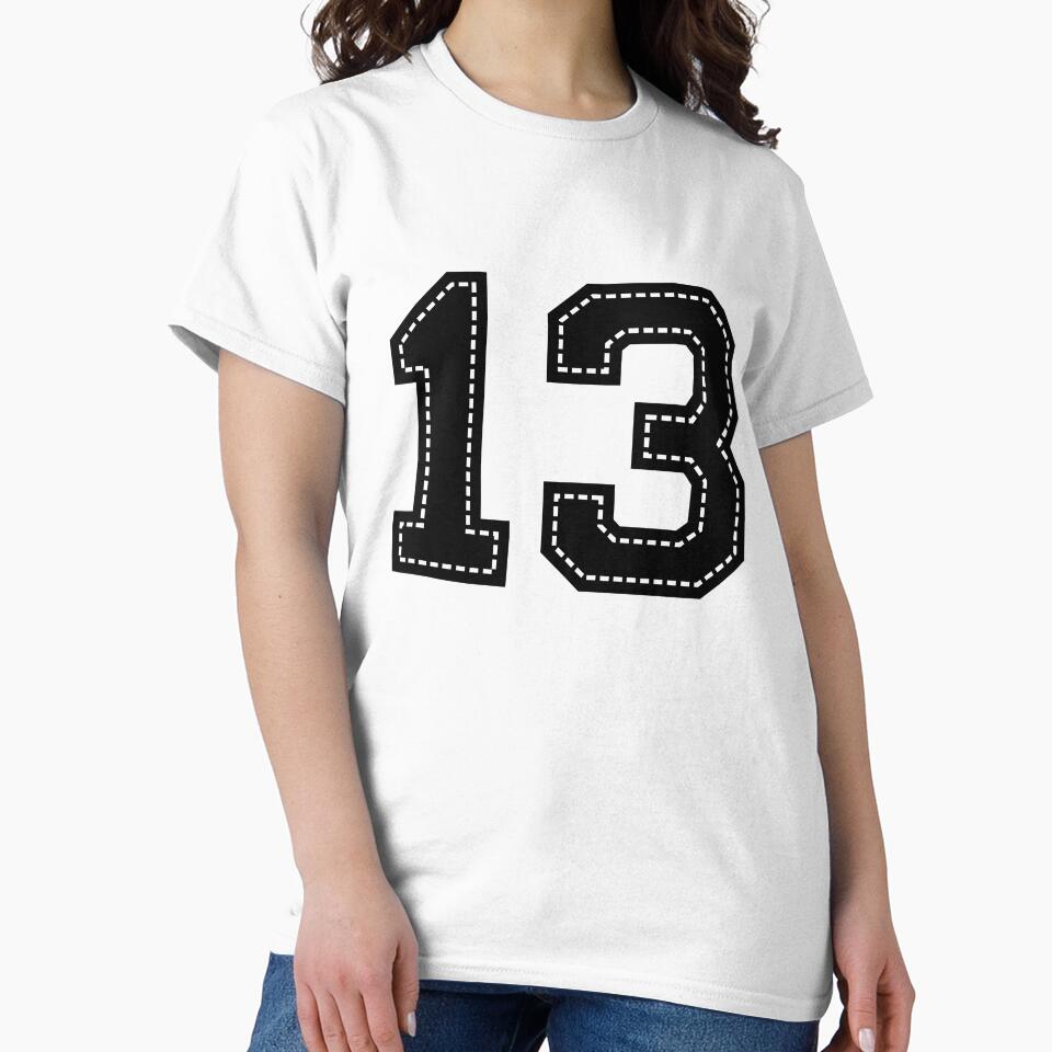 Number 13 Thirteen by StudioRedKoala