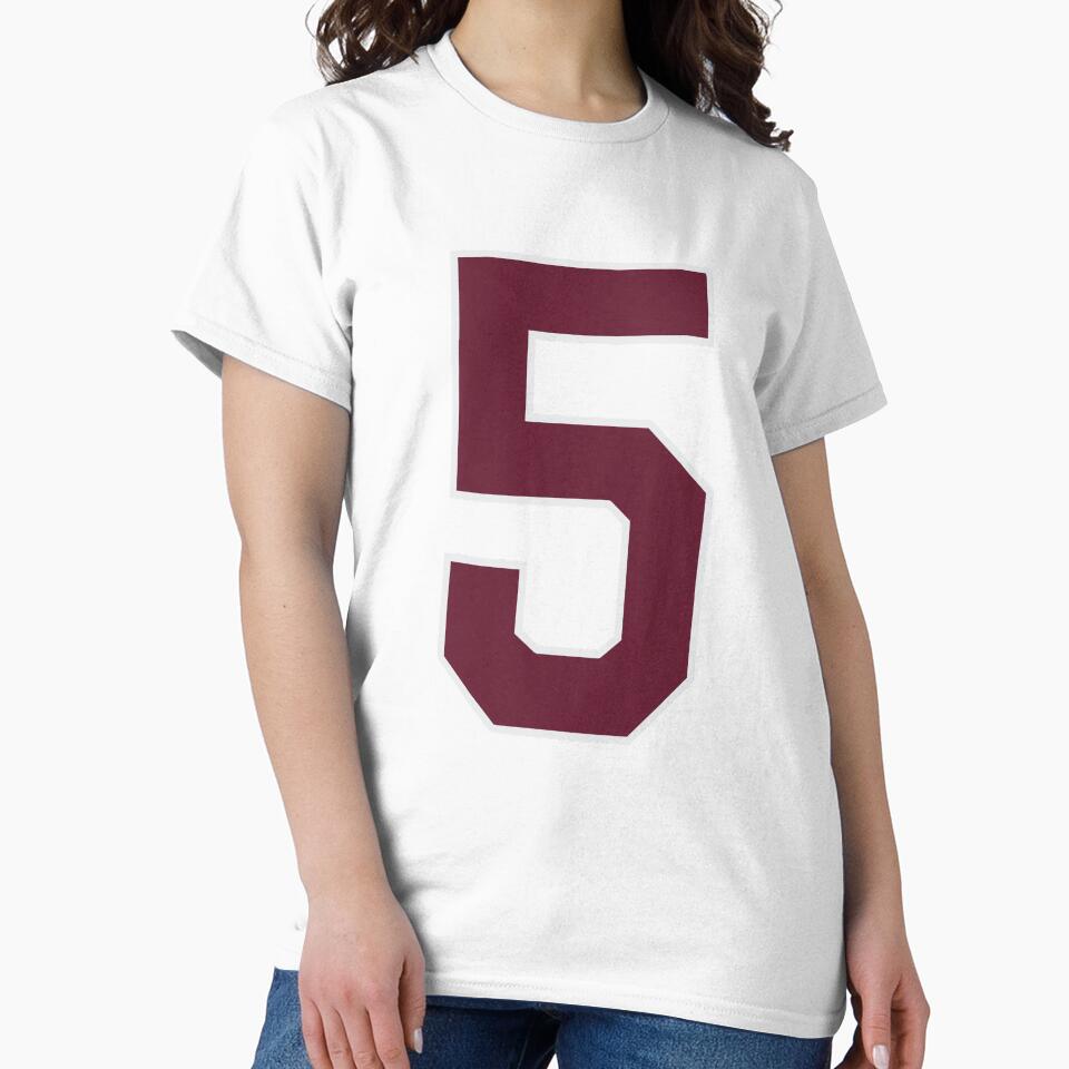 "Number 5 Bold Design - Collegiate Numbers, Varsity Style, Personalized Monogram Art" by artworkathome