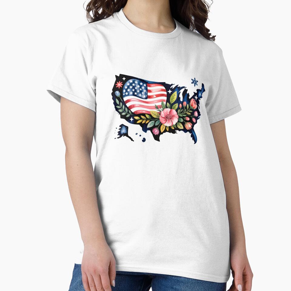 Silhouette of the USA by INVITOARTE
