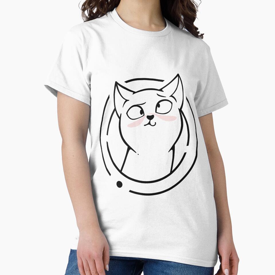 Close Up Silly Cat Face by cartoonice