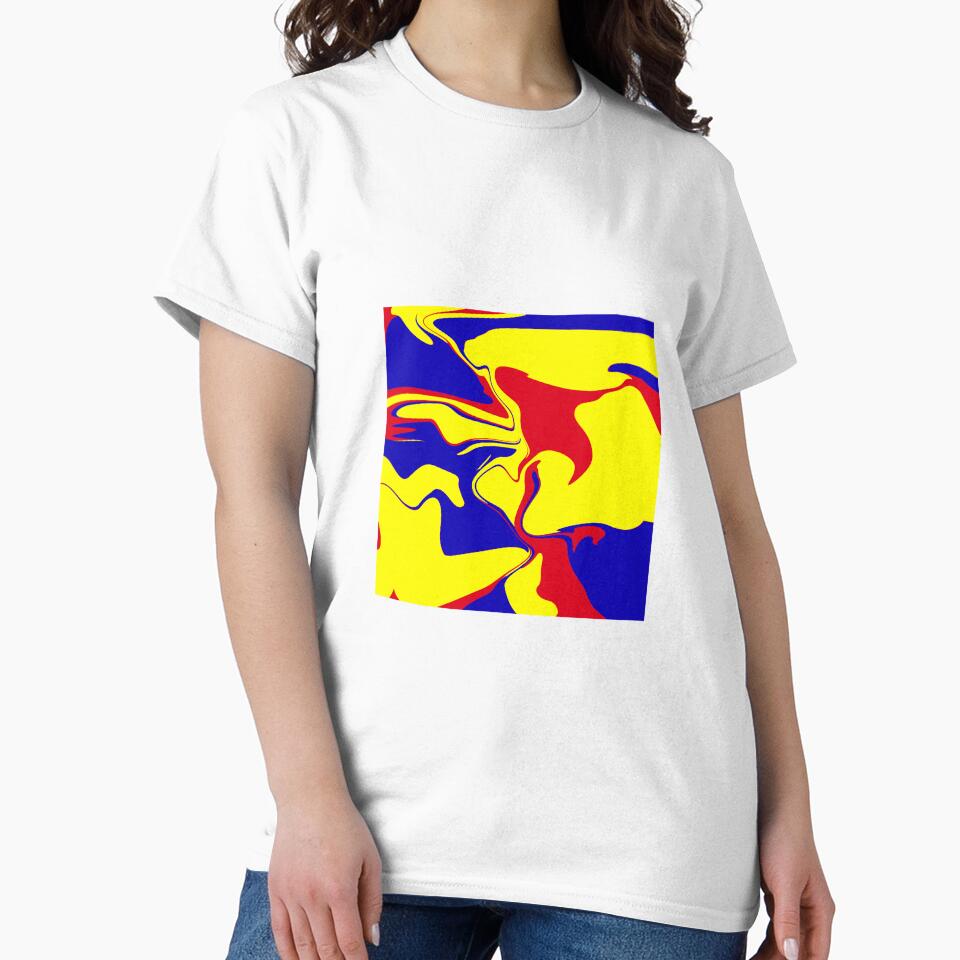 Blue, Red and Yellow liquid Gradient by Pattrenonly