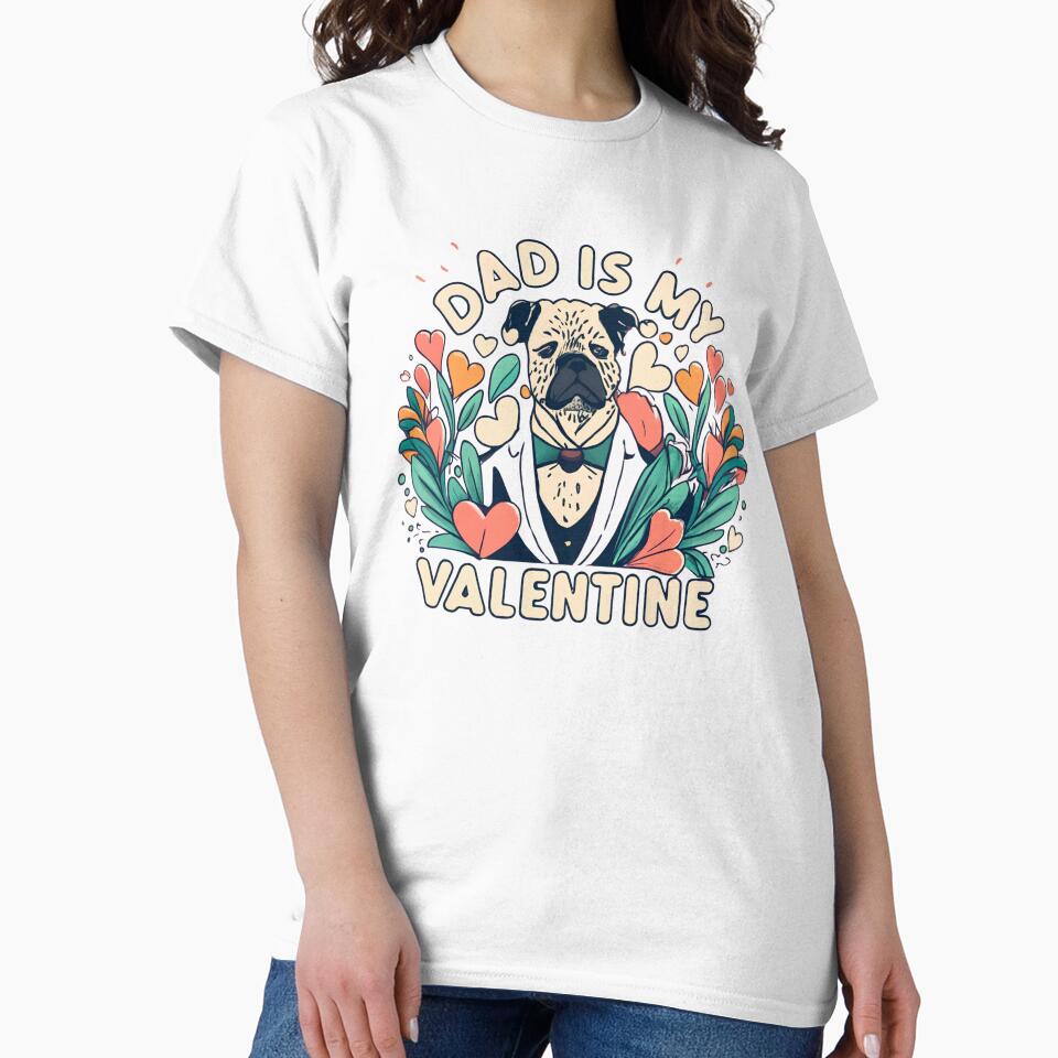 Dad Is My Valentine by Itsheartshop