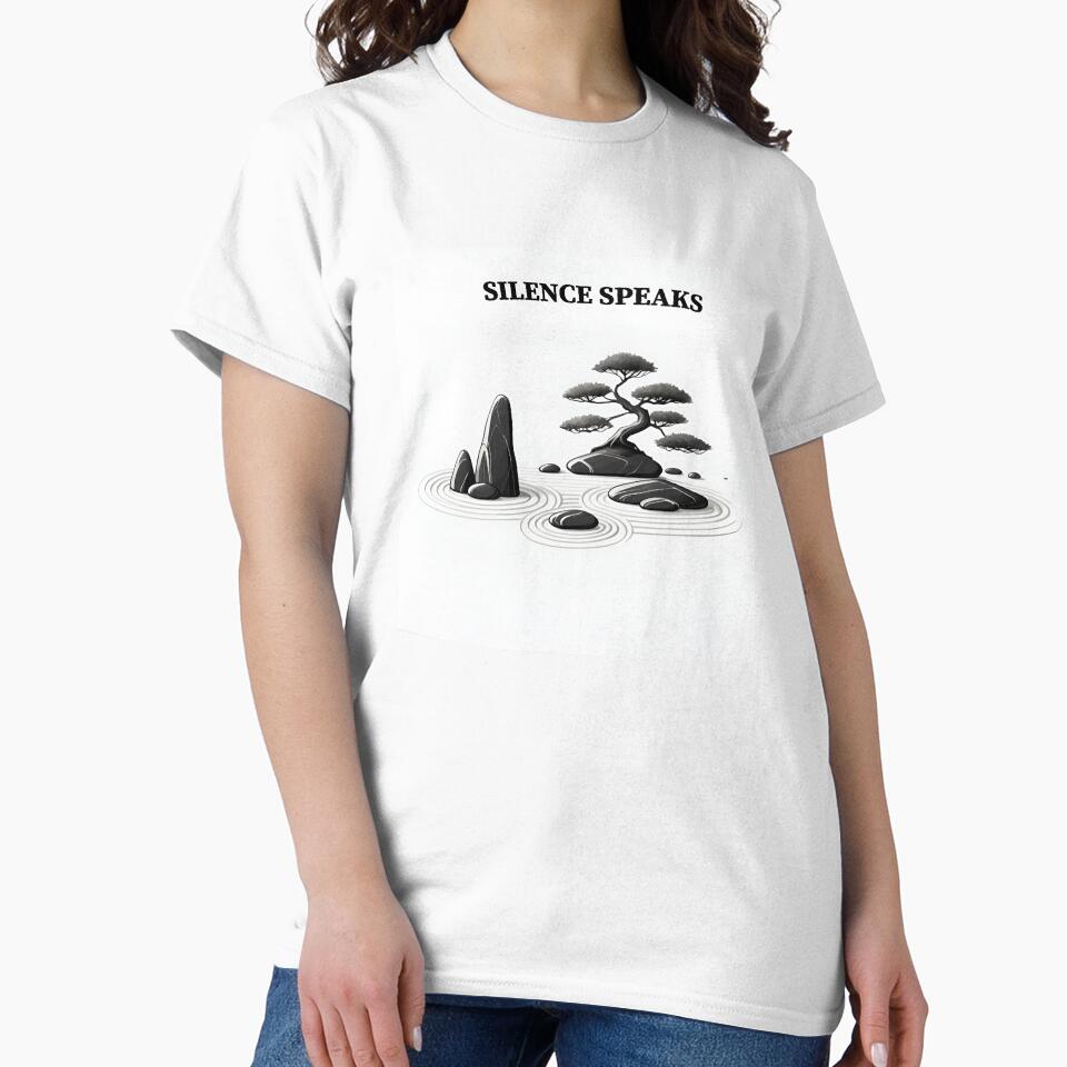 Silence Speaks. Zen art by GCBTienda