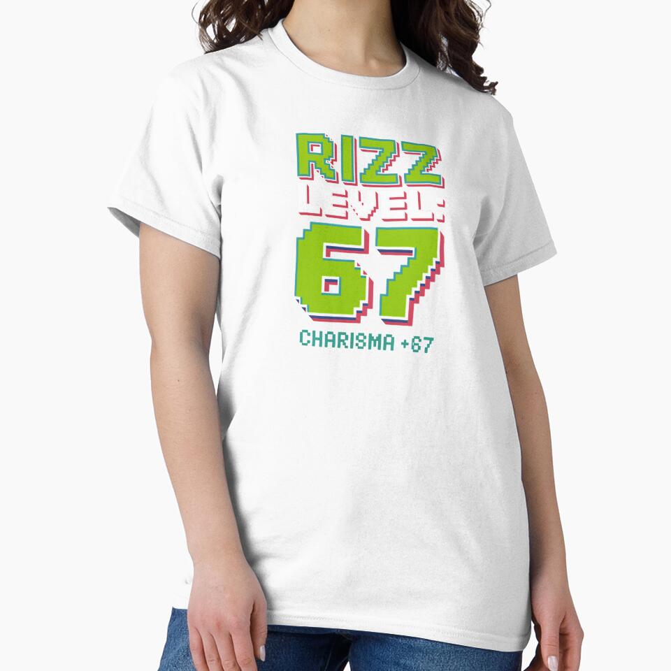 Rizz Level 67 Meme Shirt Youth Trend Six Seven 6 7 Meme 6 7 by grumpzara