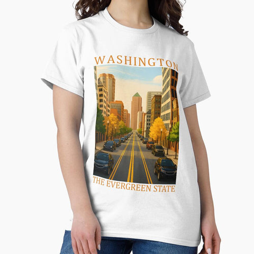 47 Washington Travel Poster by Lucy Goosy Art