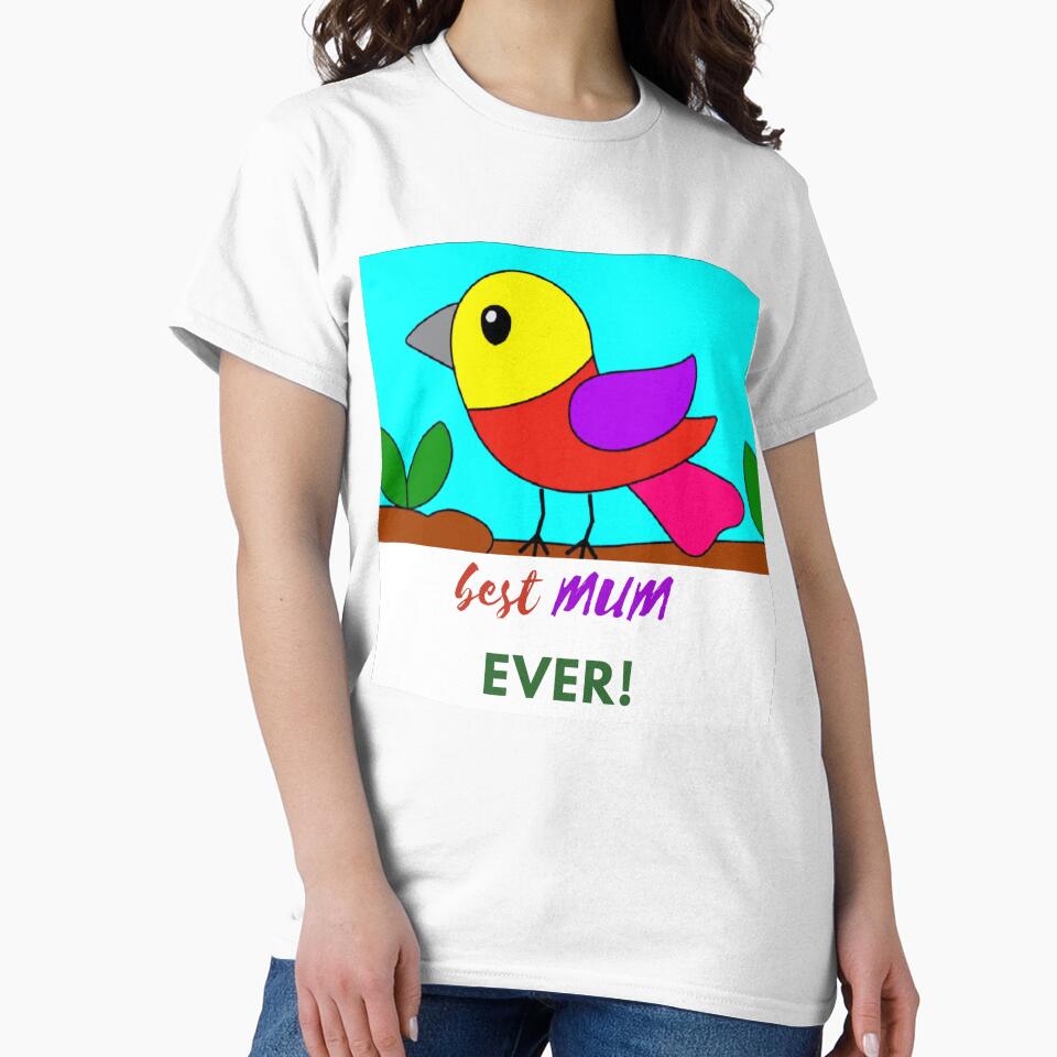 Best Mum Ever T-shirt for kids by Kaiviji