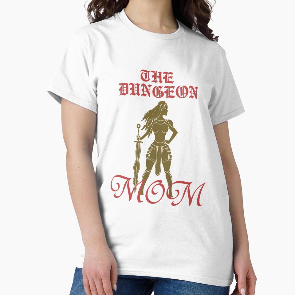 The Dungeon Mom – Warrior Mother Funny RPG Fantasy Design by mestre_coruja_lab