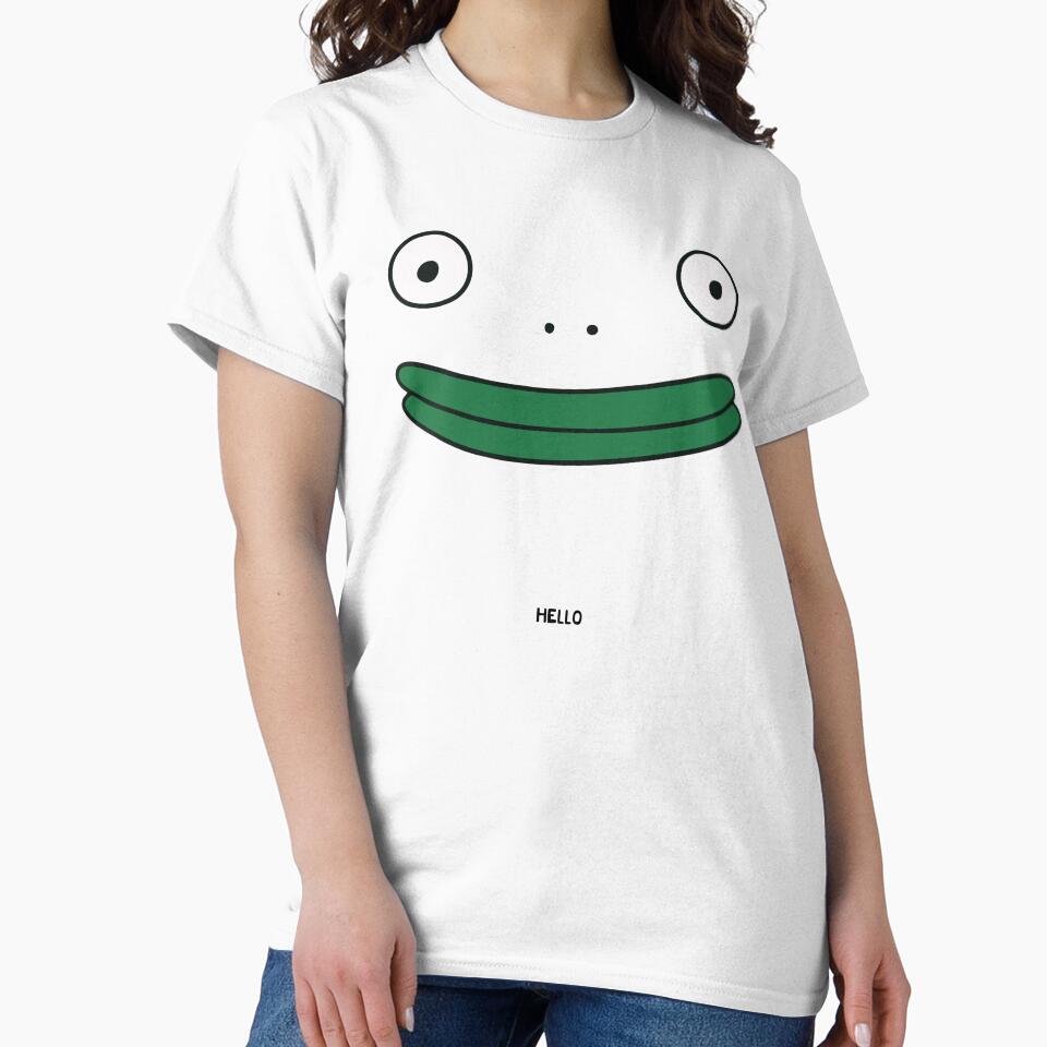 Mr Frog (with hello) by sonatamartica Unisex , , , Long Sleeve Tee