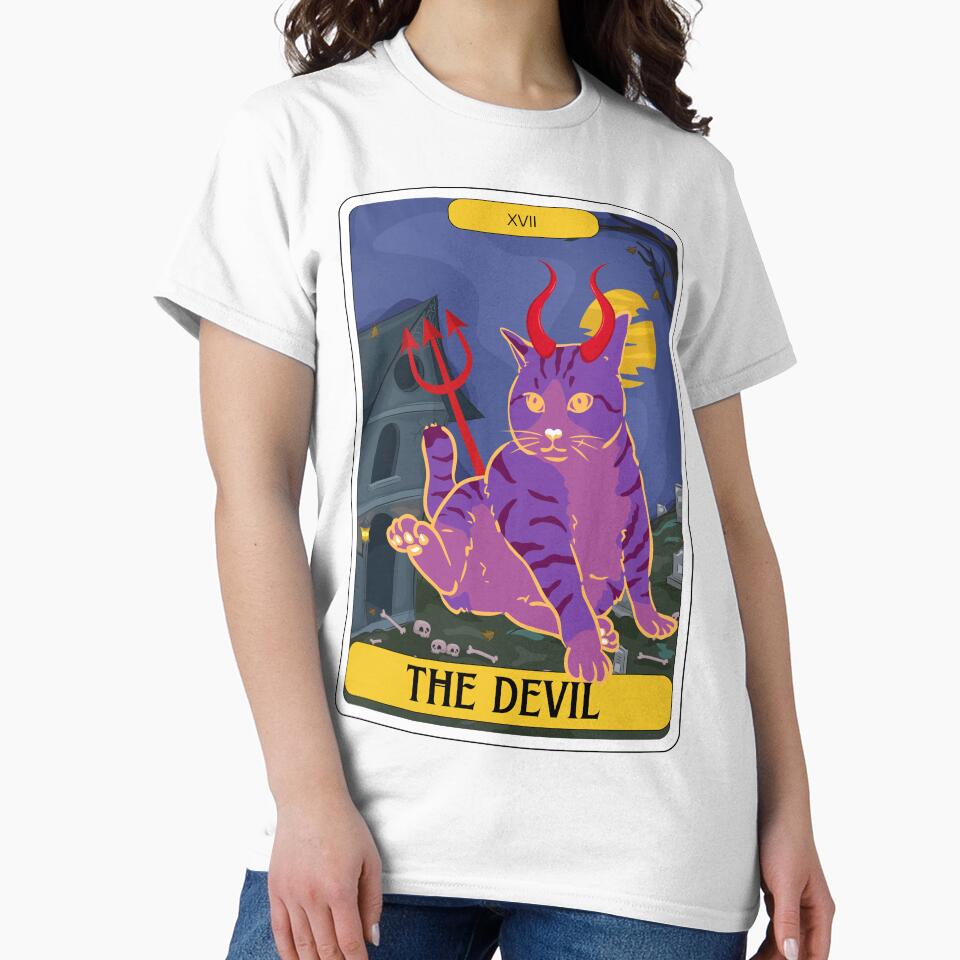 Tarot Card Cheshire Cat The Devil by BettySpicer