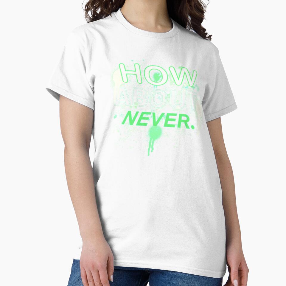 HOW ABOUT NEVER. by Whateverboss