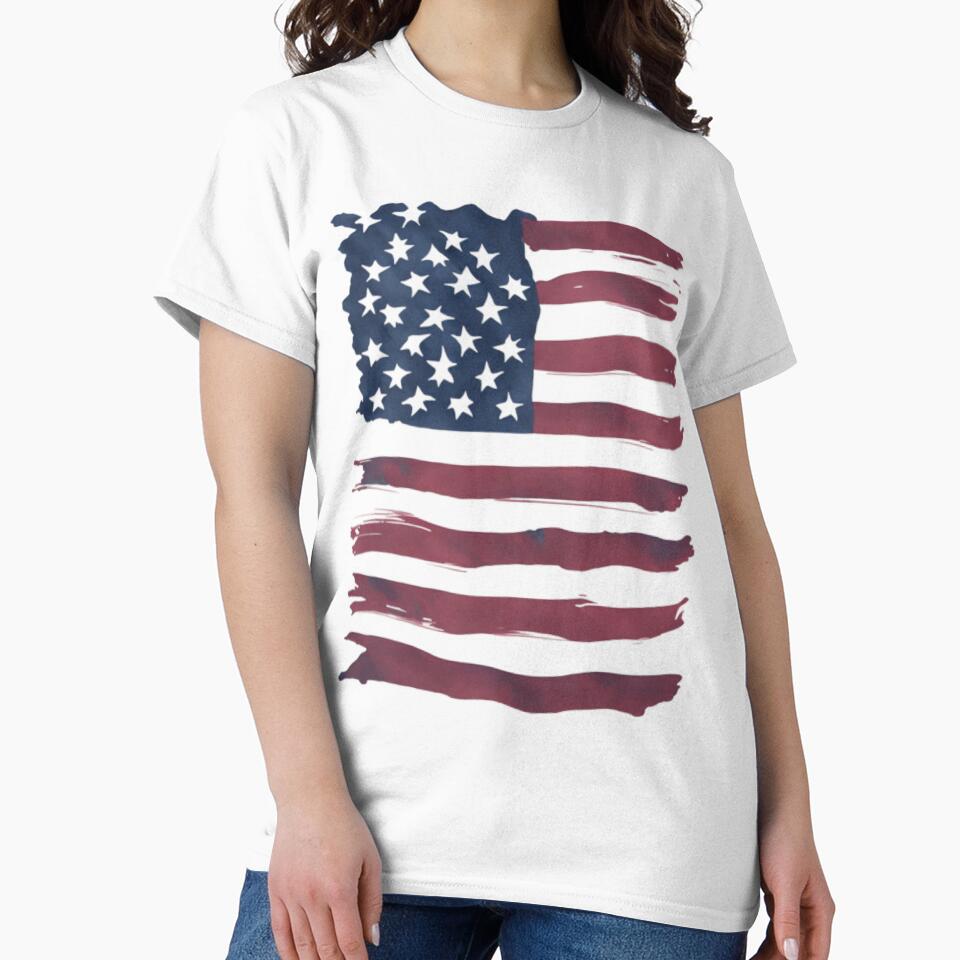 The Great Vintage American Flag by AOCollections