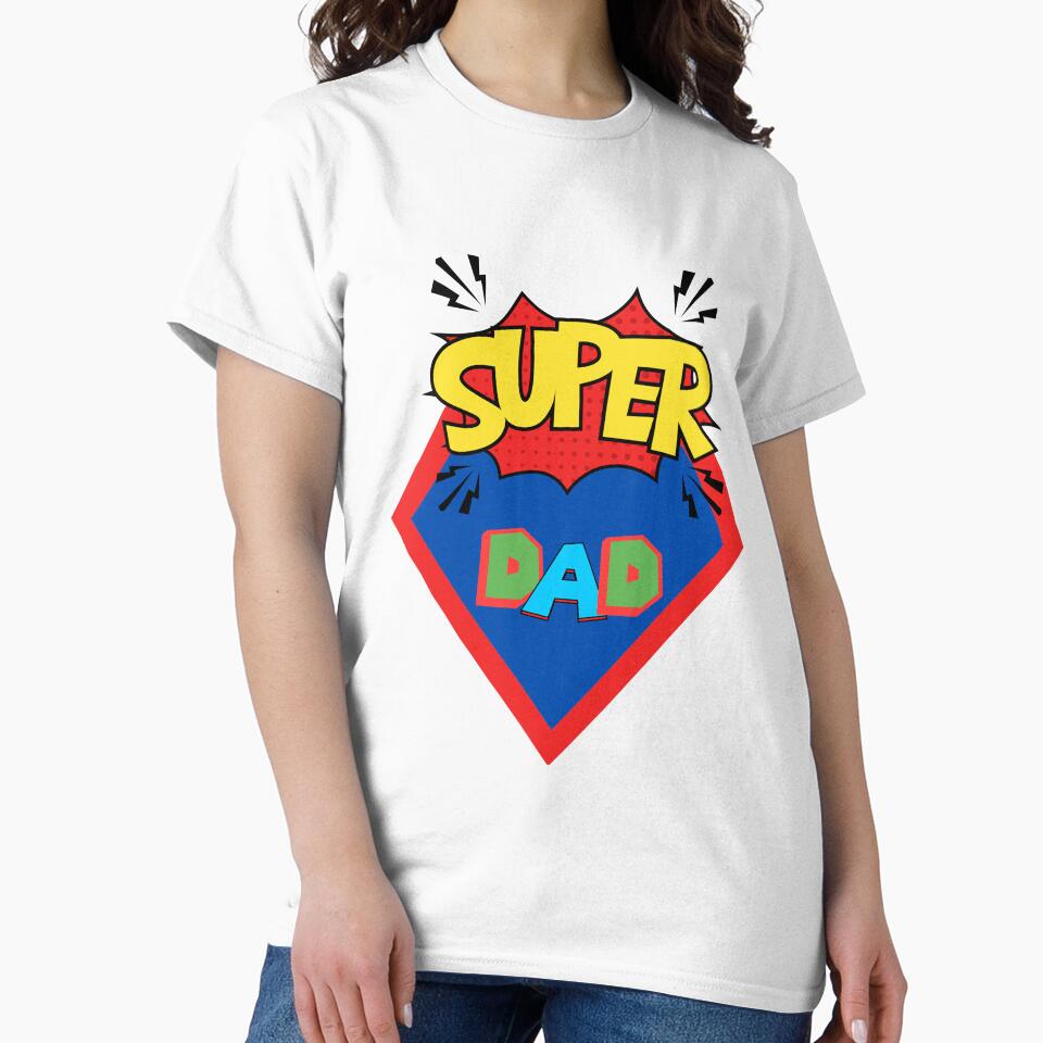 Super DAD. Gift idea for dad in his day. Father's day by FreeSoulLab