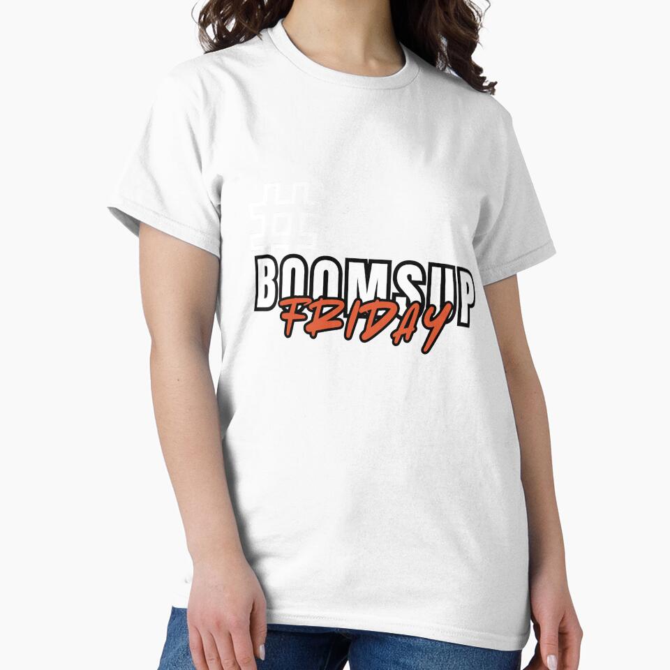 #Boomsup Friday Bold T-shirt Design by drbeshoyadel