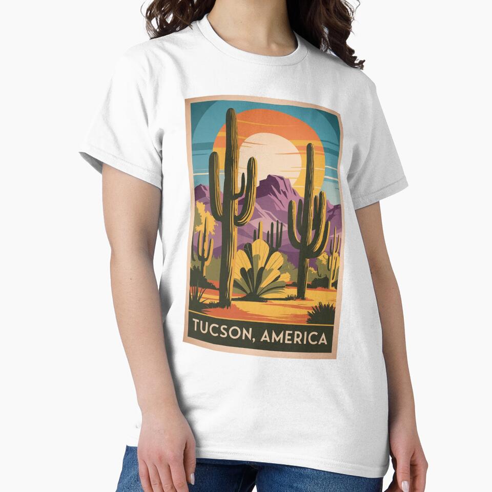 Tucson Vintage Travel Poster by TravelerRat