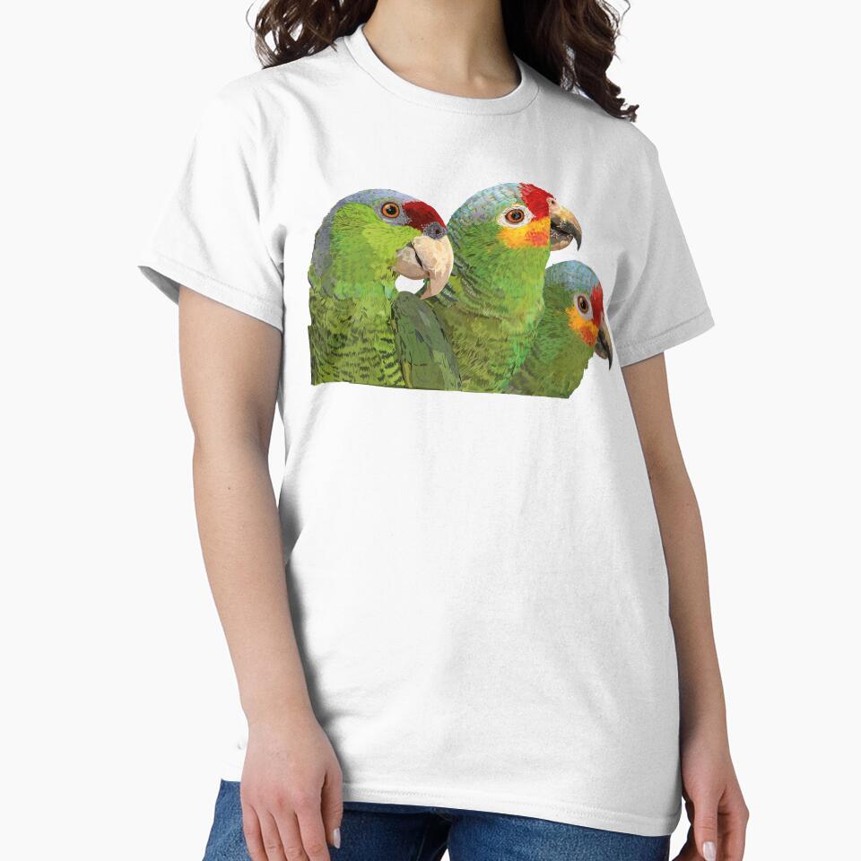 Frentirroja Amazon and Guayabera Amazon by obscurite