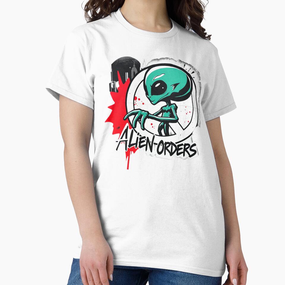 Graffiti Style Ignore Alien Orders Art by AuraMotivate