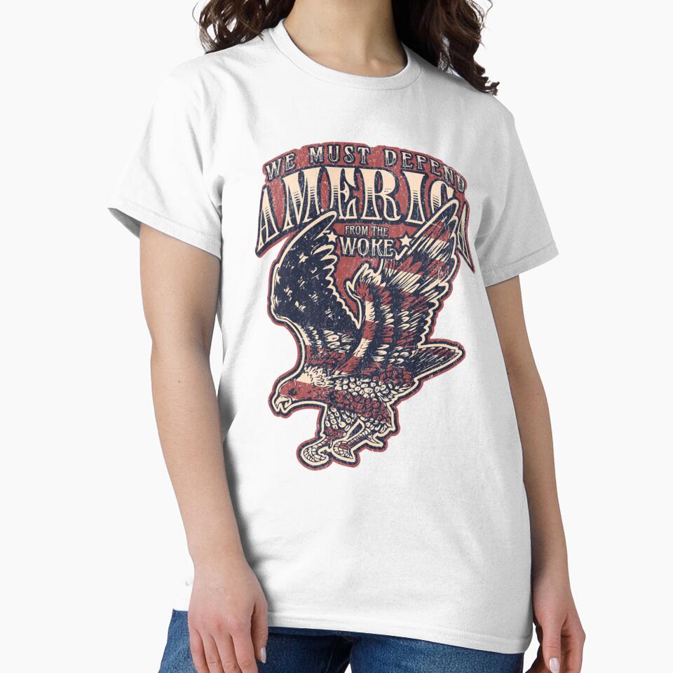 We Must Defend America From the Woke Patriotic Eagle by The Masked Designer