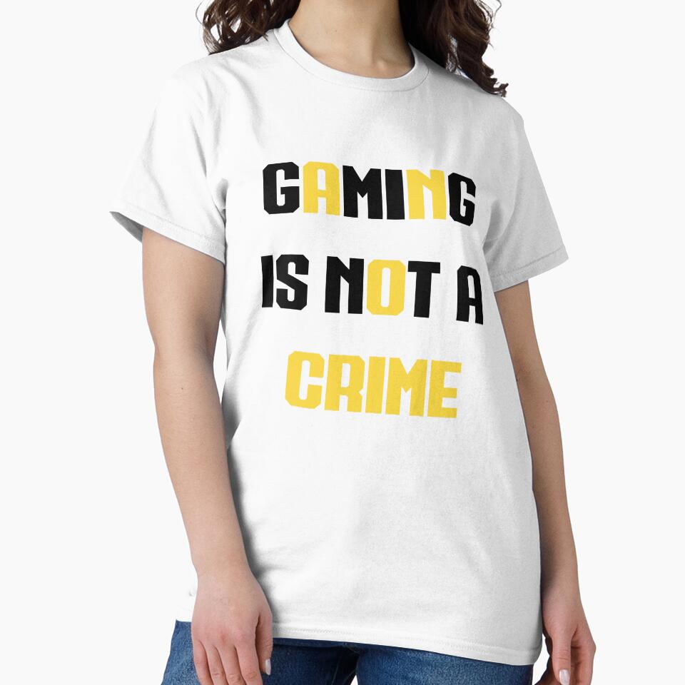 Gaming is Not a Crime Vol.2 by N-M-E-i Unisex , , , Long Sleeve Tee