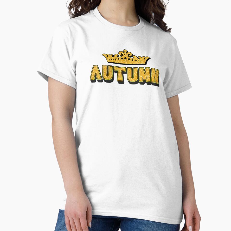 Autumn Personalized Funny Custom Name Crown Design by Watsonarts