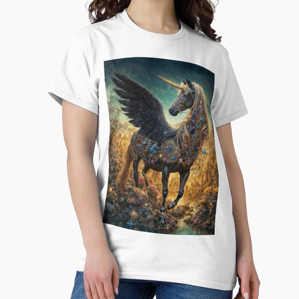 Black Unicorn by AliceWhiteDF