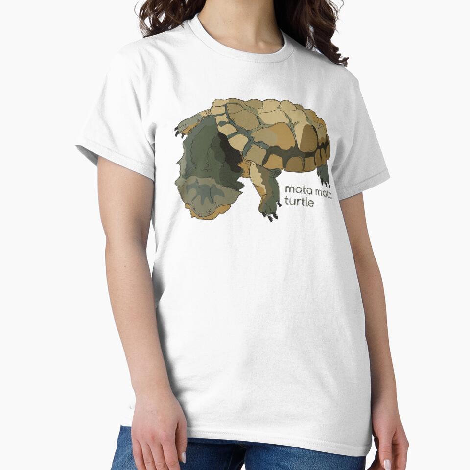 Funky Aquatic Creatures: Mata Mata Turtle by abigailhausman