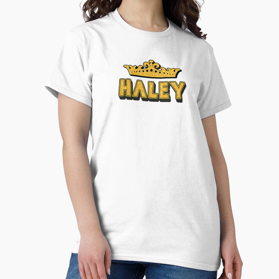 Haley Personalized Funny Custom Name Crown Design by Watsonarts
