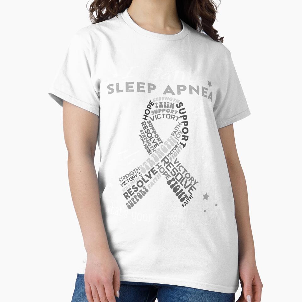 Sleep Apnea Warrior, I Battle Sleep Apnea What's Your Superpower? by Greggwillard Unisex , , , Long Sleeve Tee