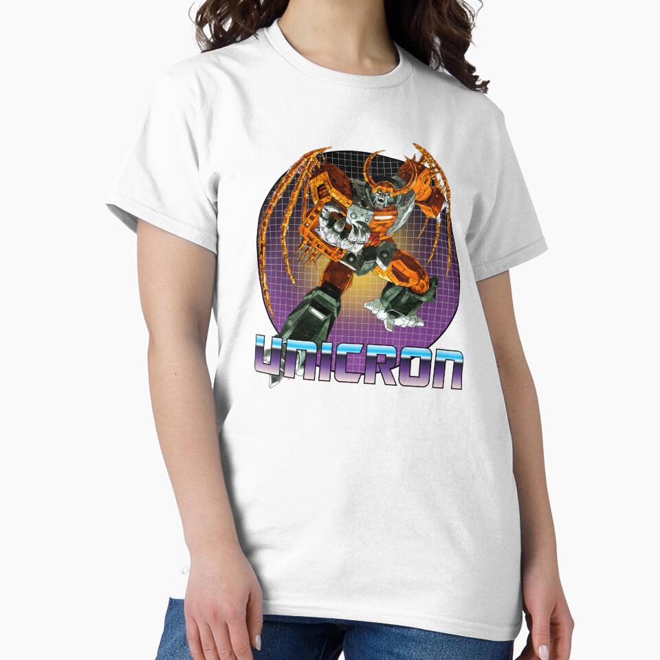 Unicron G1 Retro Robot Villain V2 by Retr0Tshirts Unisex , , , Long Sleeve Tee