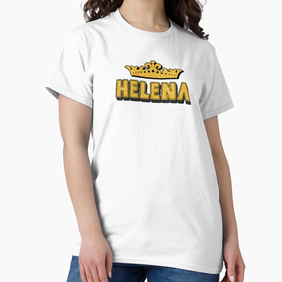 Helena Personalized Funny Custom Name Crown Design by Watsonarts