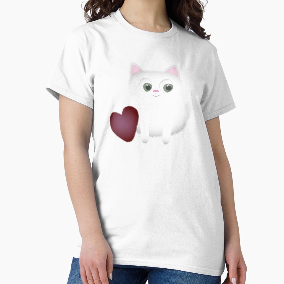 Fluffy Cat Heart by Ashlison