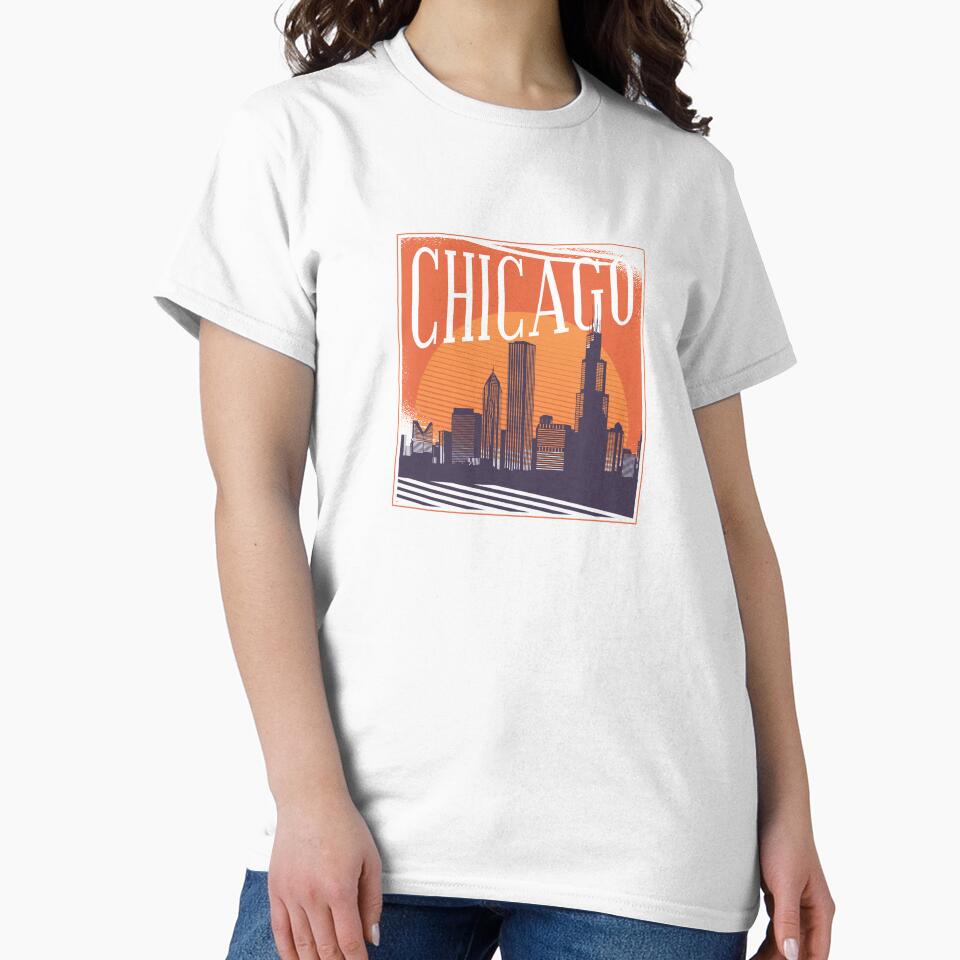 Chicago Skyline USA Design by DavinciStore21