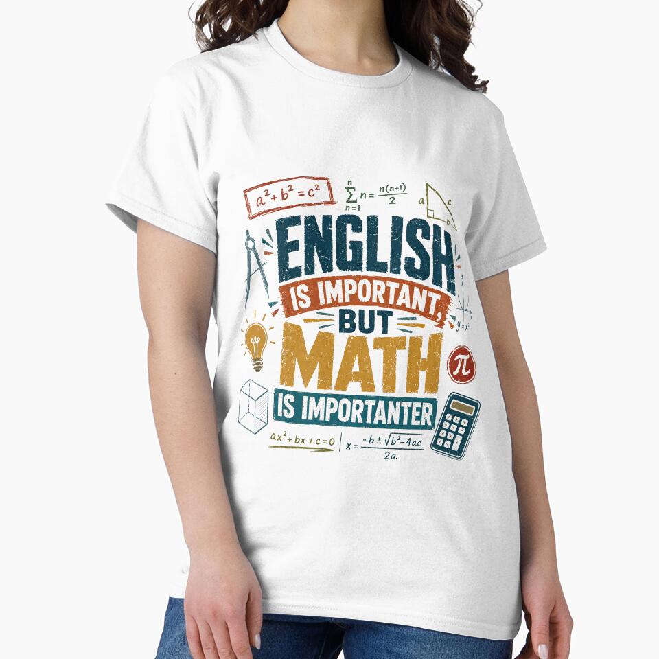 English Is Important, But Math Is Importanter Math Lover Academic STEM Education by SkeletonsDanger